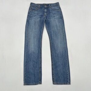 Levis 505 Mens Size 30X32 Regular Fit Jeans Blue Denim 5‎ Pockets Casual